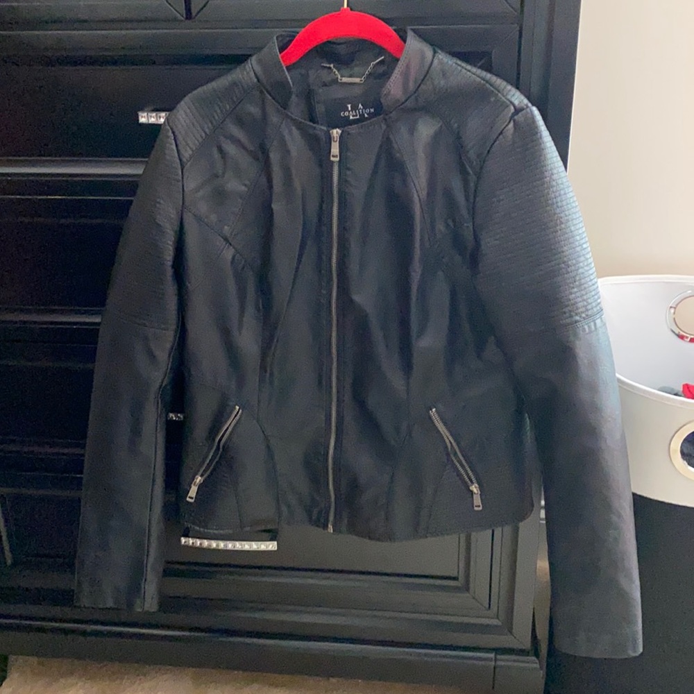 La Coaliton, XL Black leather jacket